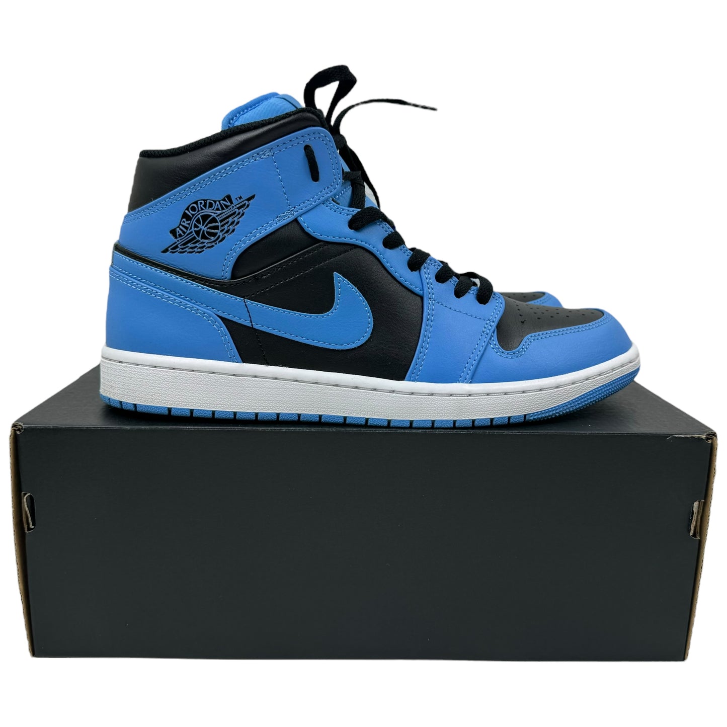 Jordan 1 Mid University Blue Black