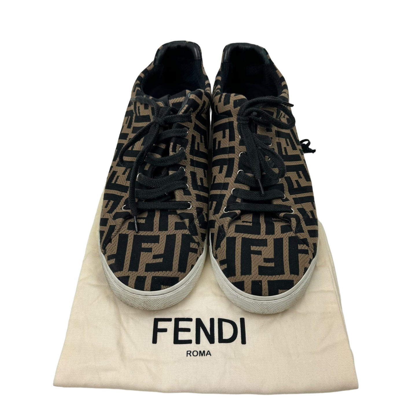 Fendi Full Monogram Low Top Sneakers