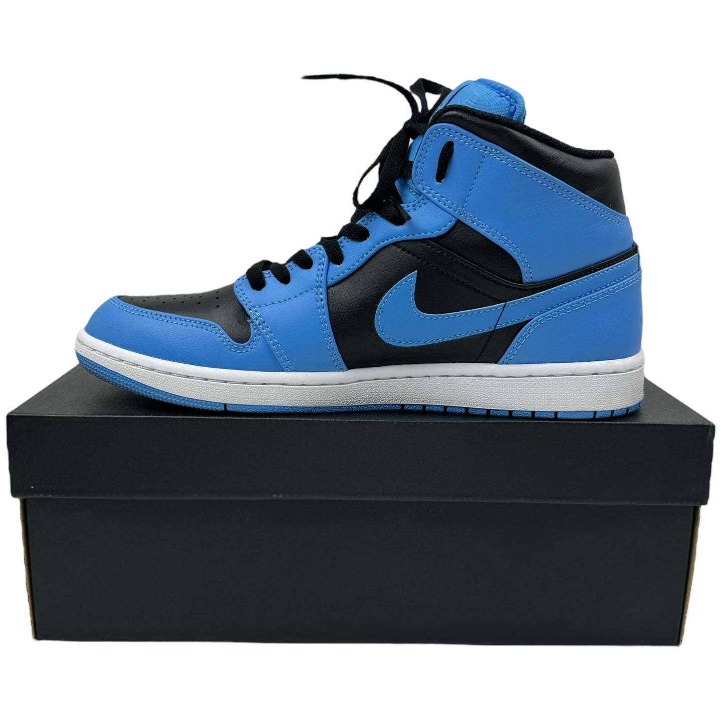 Jordan 1 Mid University Blue Black