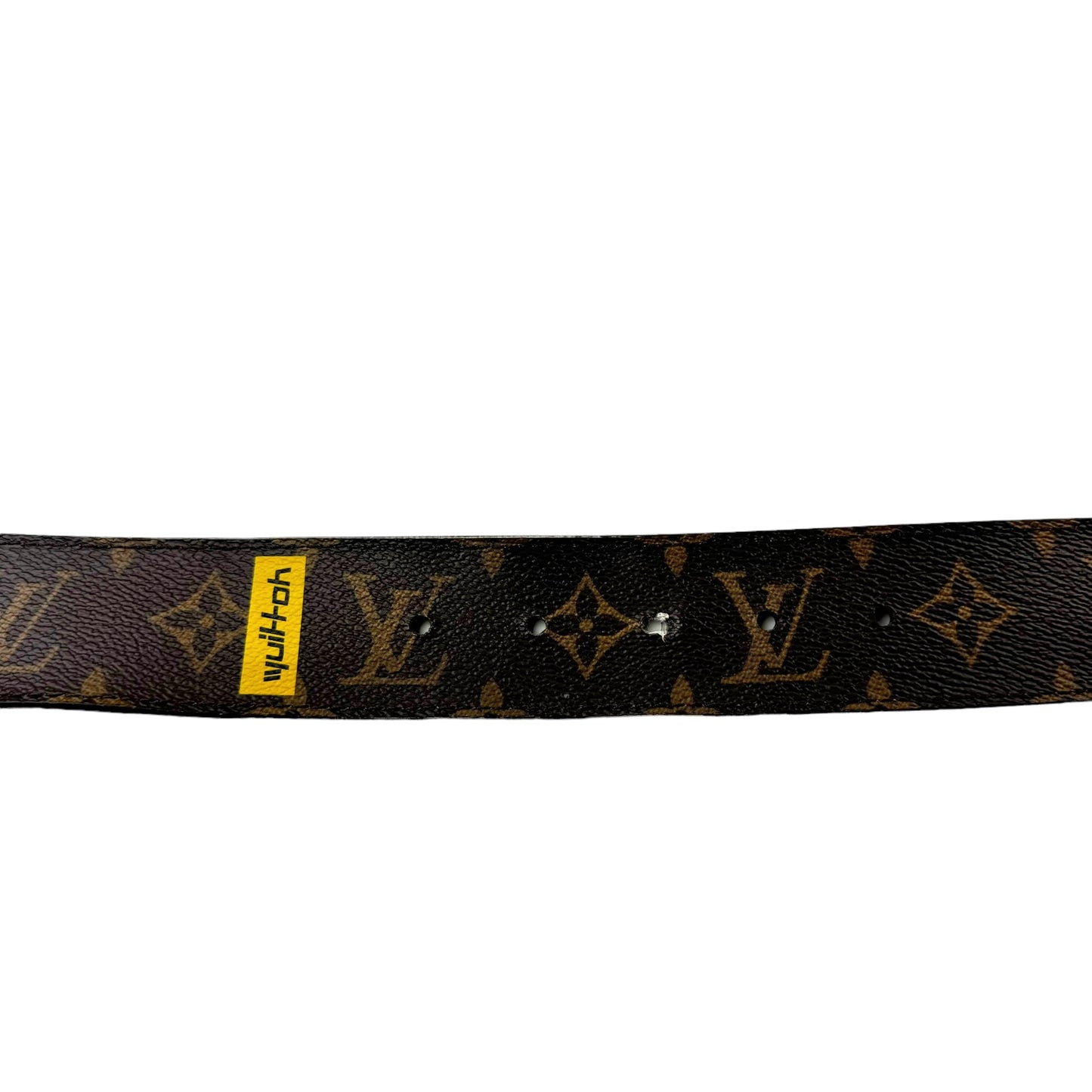 Louis Vuitton Belt Monogram Logo Story Reversible