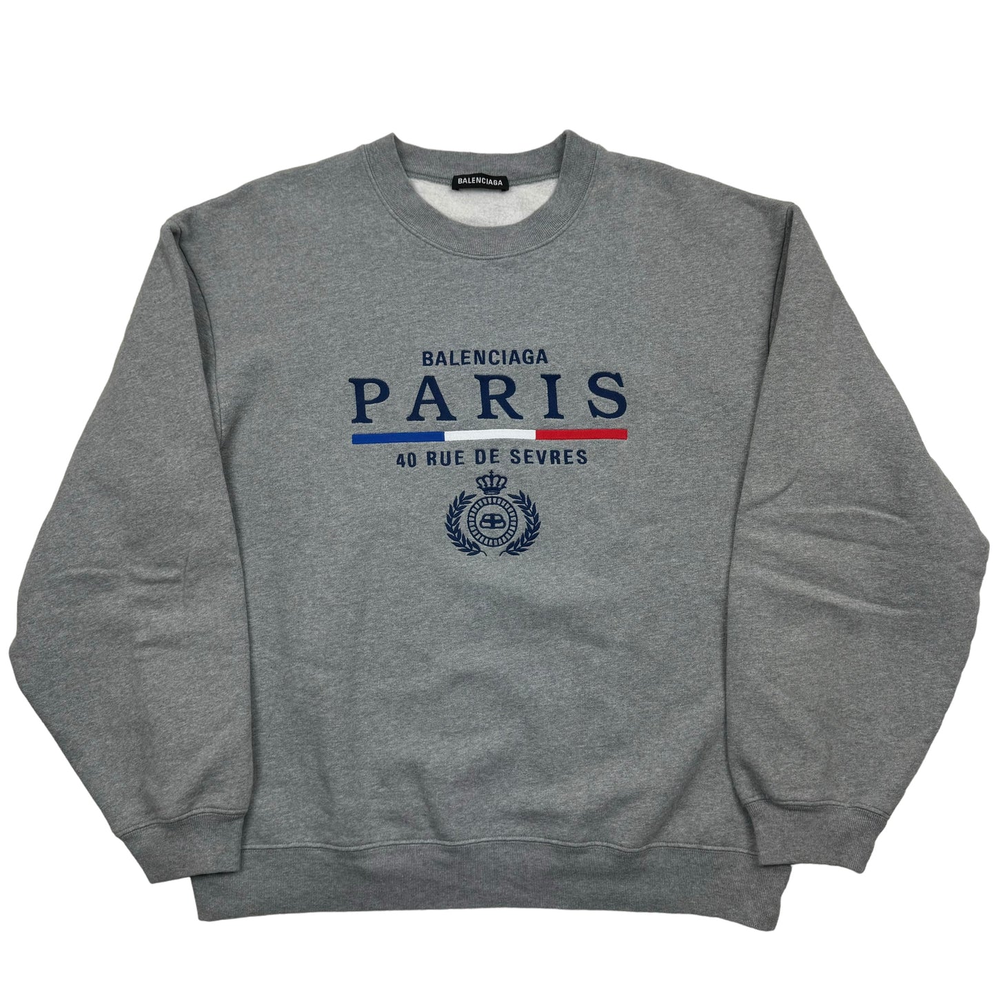 Balenciaga Paris Flag Crewneck