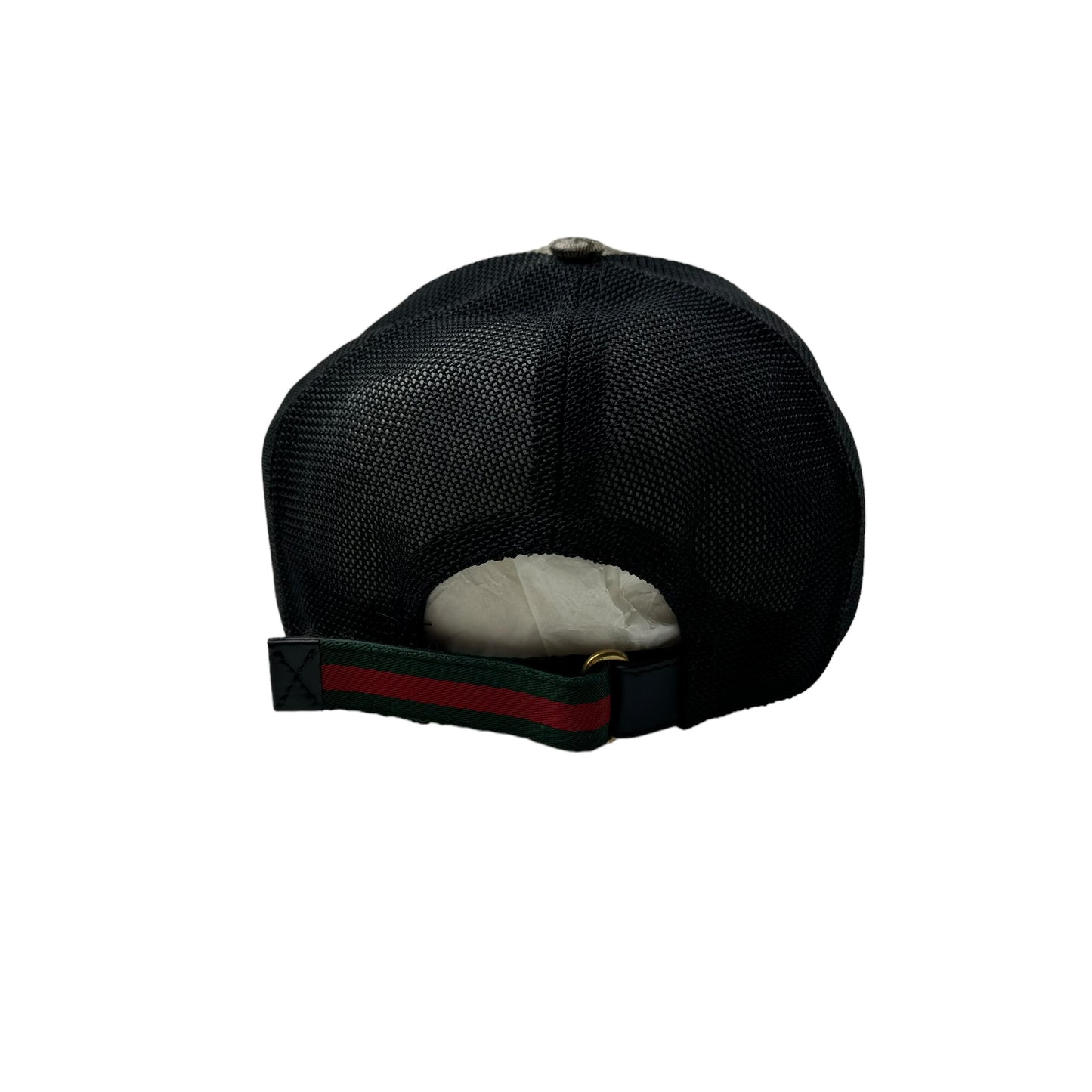 Gucci Bee Print Supreme Velcro Strap Baseball Cap