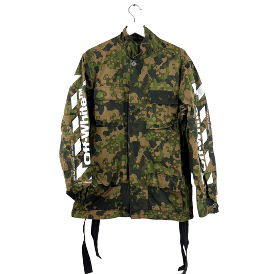 Off White Camouflage Field Jacket